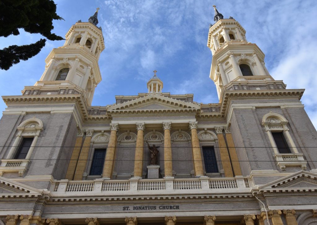 St Ignatius Church in SF near Alamo Square