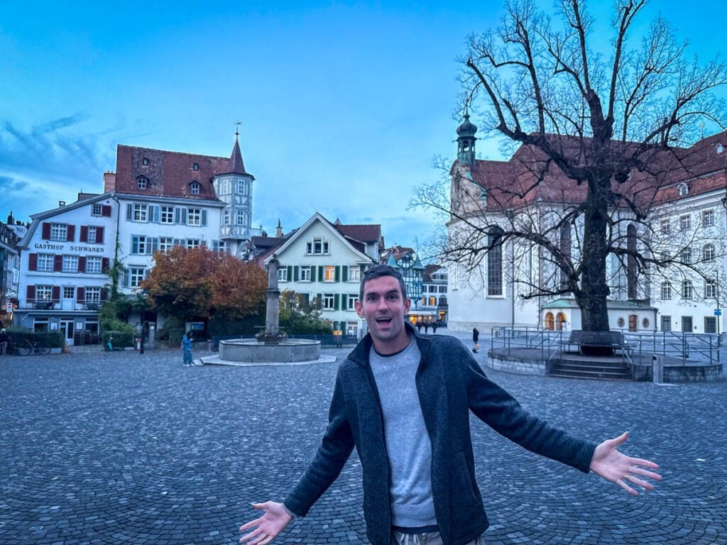 Me in St. Gallen, Switzerland