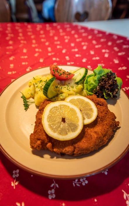 Food is always good (and photogenic) in Rothenburg, Germany.