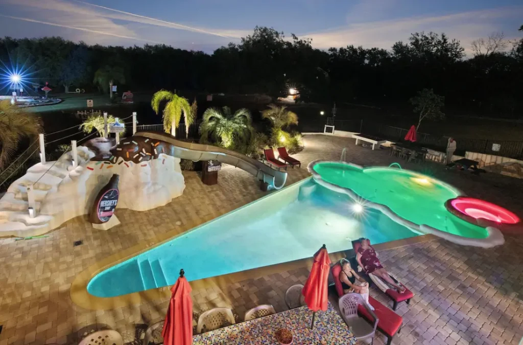 The ice cream pool 