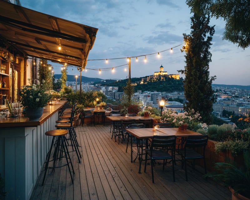 Tbilisi rooftop bar