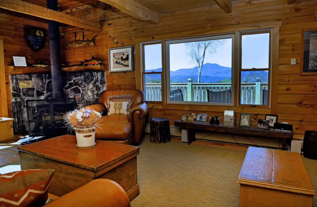 Living area with stunning view