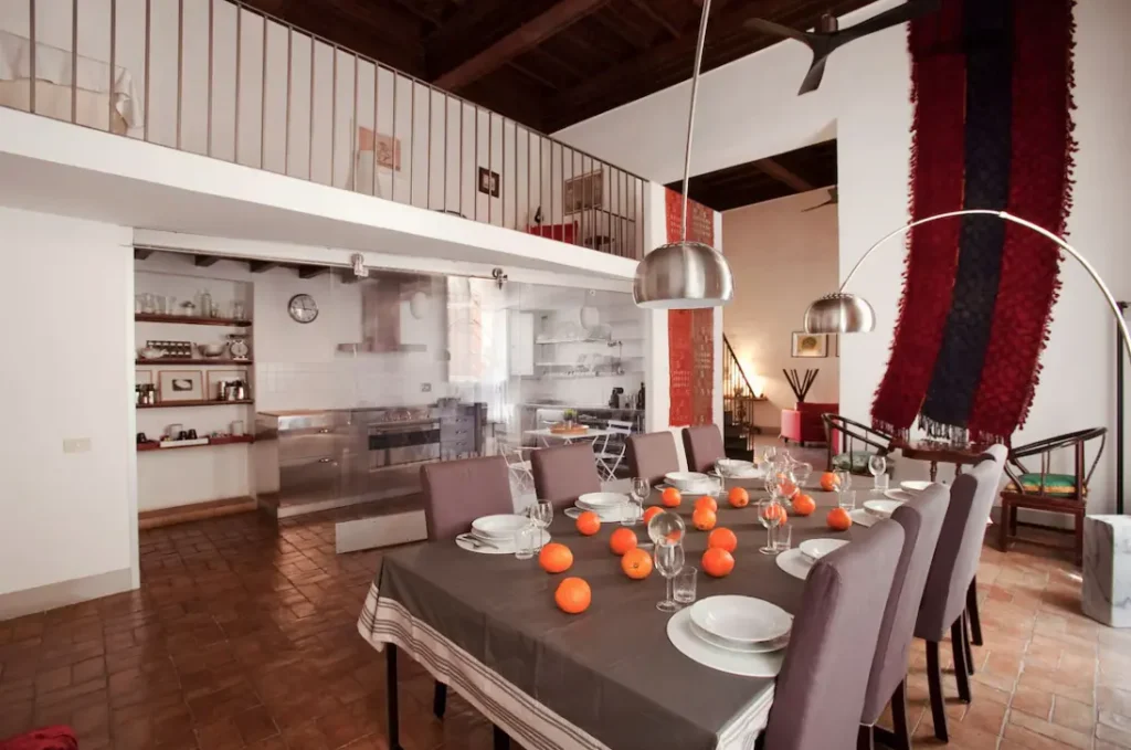 Diing and kitchen area