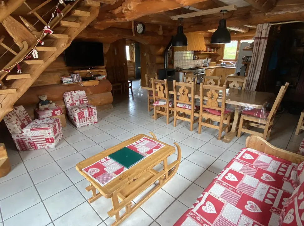 Interior design of chalet