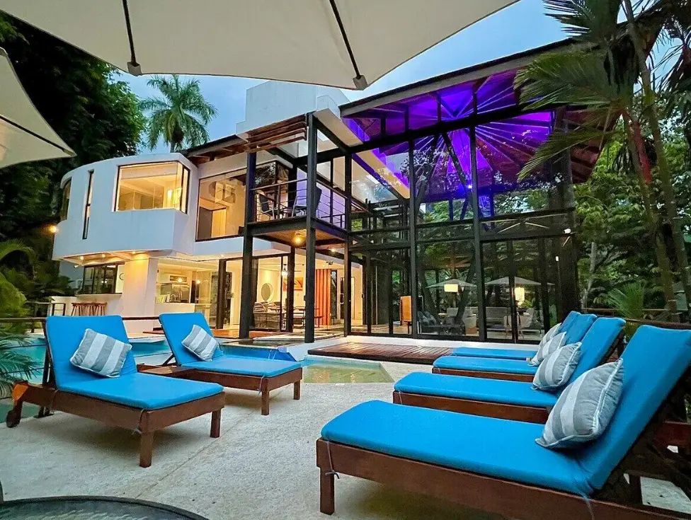 Back of the Main House in the evening