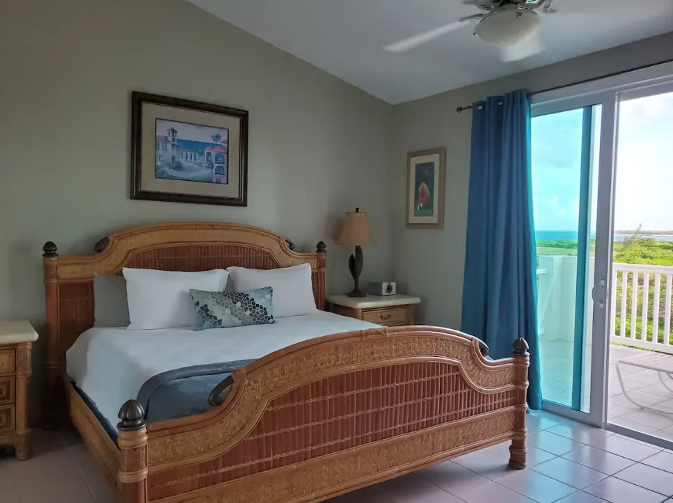 Large Master Bedroom has Adjoining Balcony