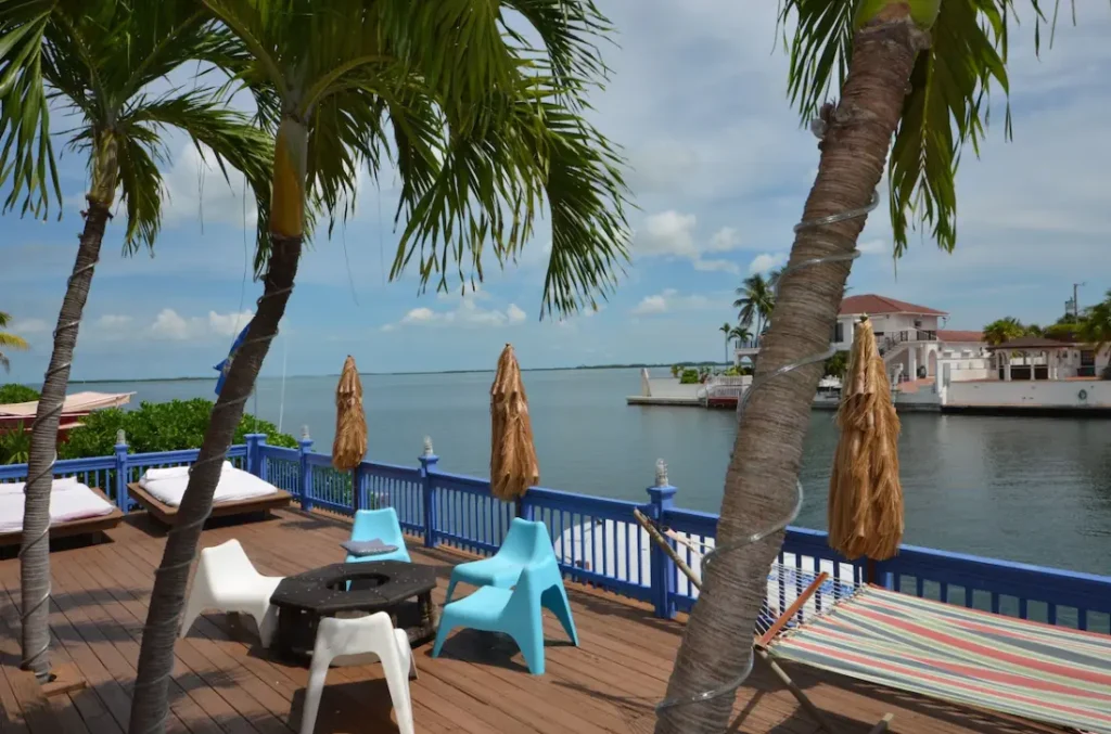 1st Floor Back Porch with Open waterview