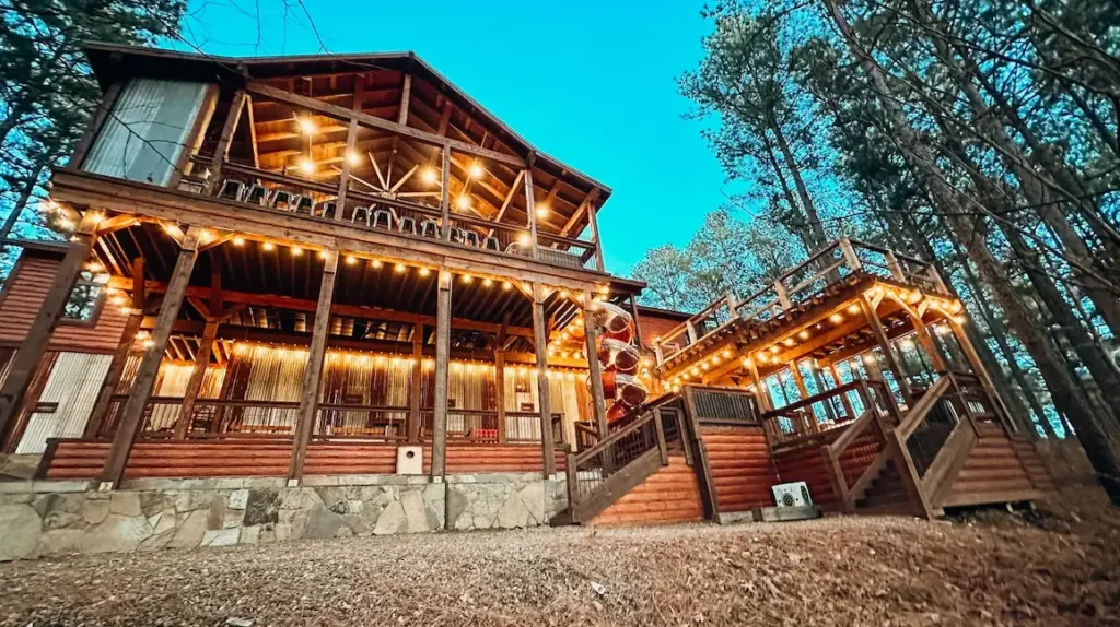 Back view of the house