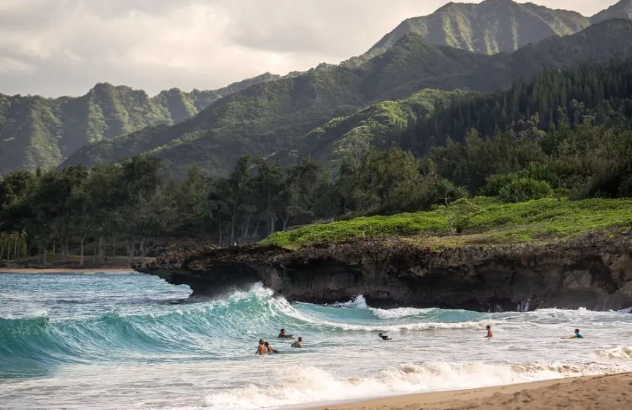 Hawaii surf area