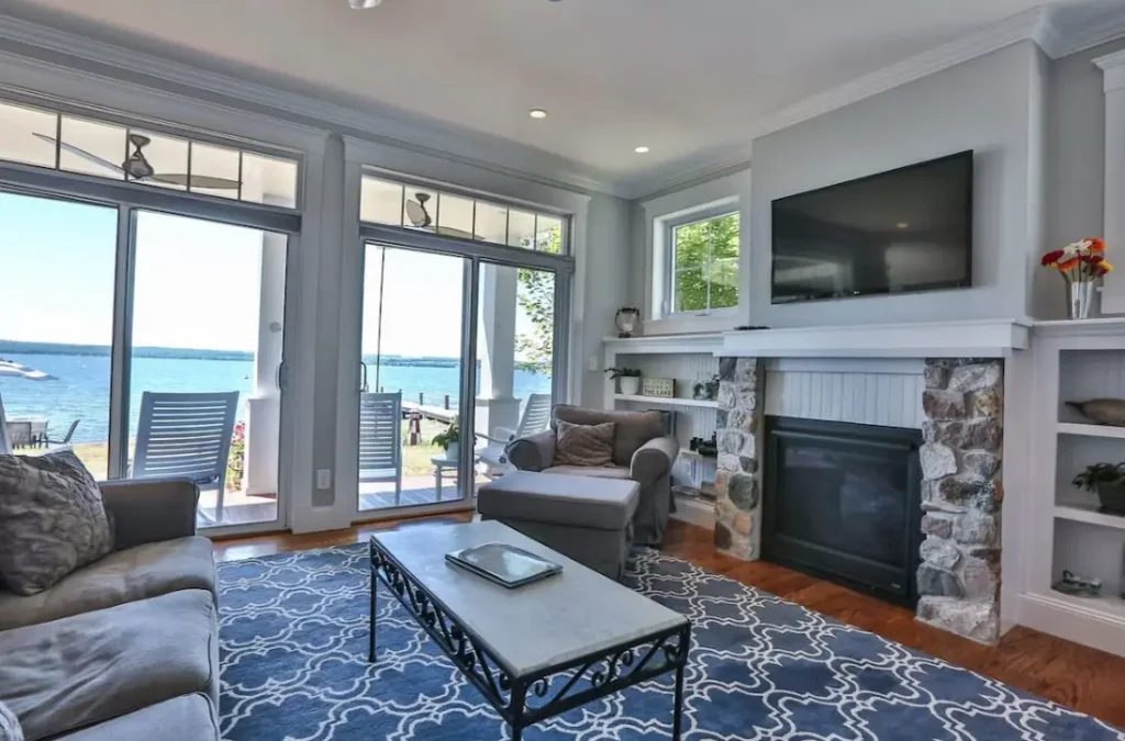 Living area with views