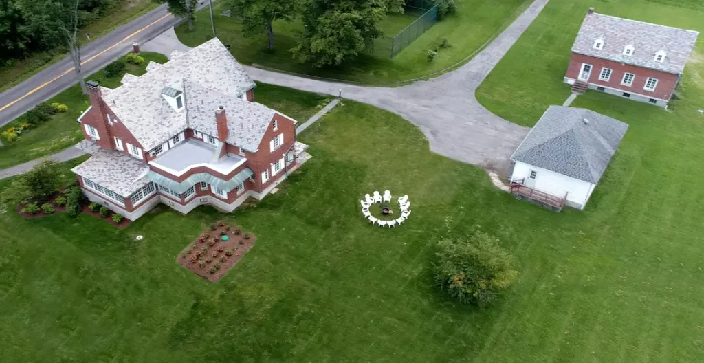 Aerial view of estate