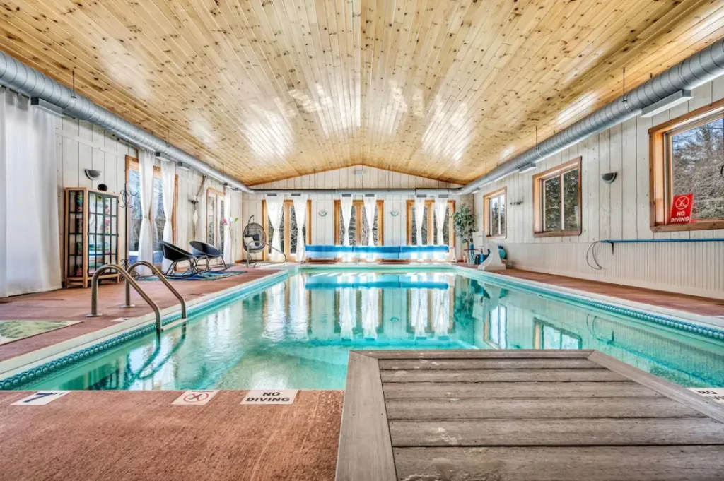 Indoor heated salt water pool