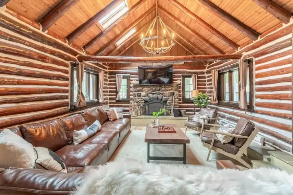 Interior of the cabin