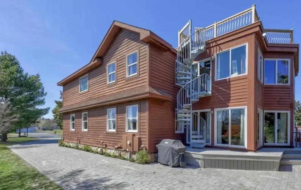 Side exterior of the house