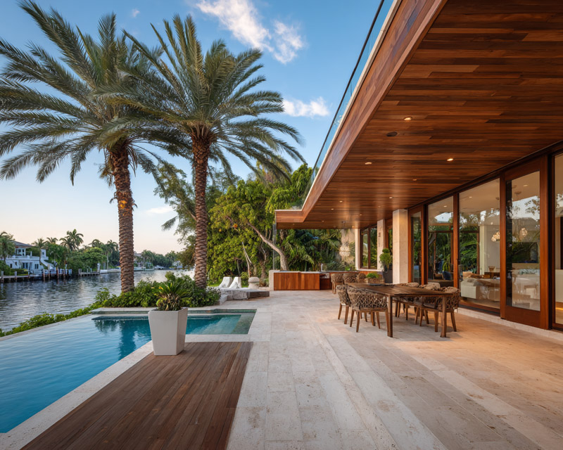Beautiful waterfront home in Boca