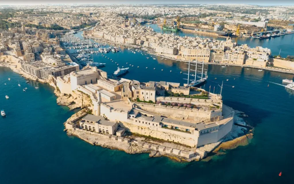 Malta aerial view