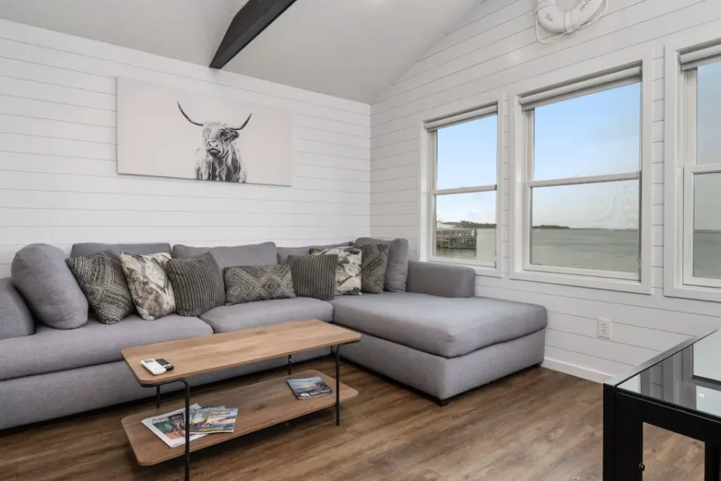 Living room with views