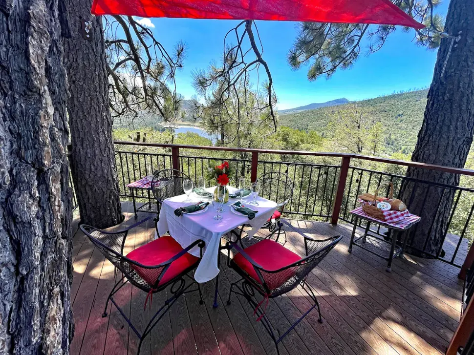 Patio with stunning view