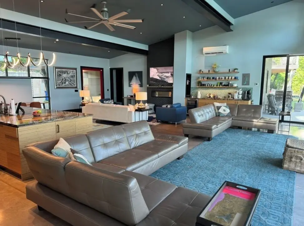 Spacious living area