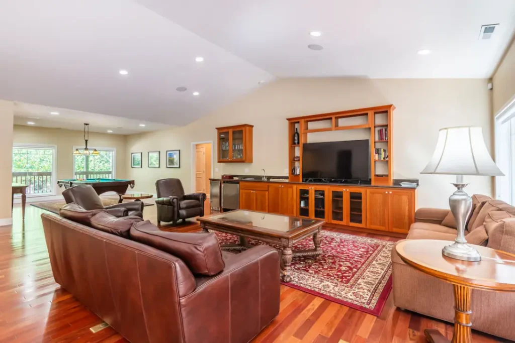 Spacious living area