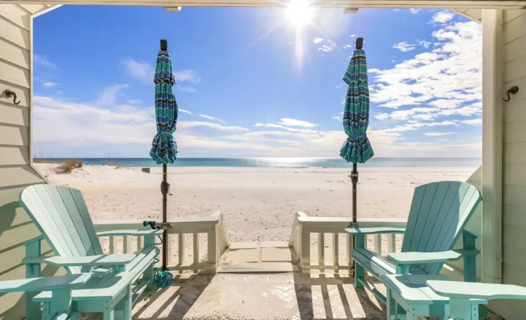 Steps from the beach