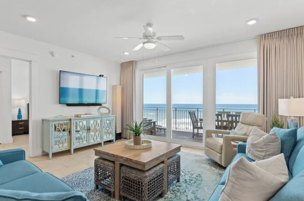 Interior with breathtaking gulf front views