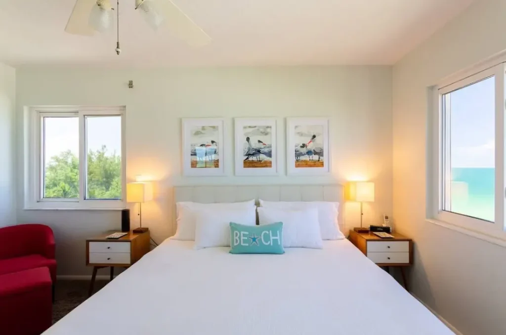 Clean and cozy bedroom