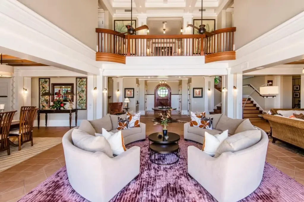 Elegant craftsmanship living area