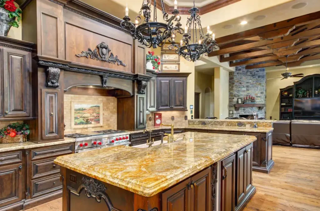 Partial Kitchen and Living room view and main dining area