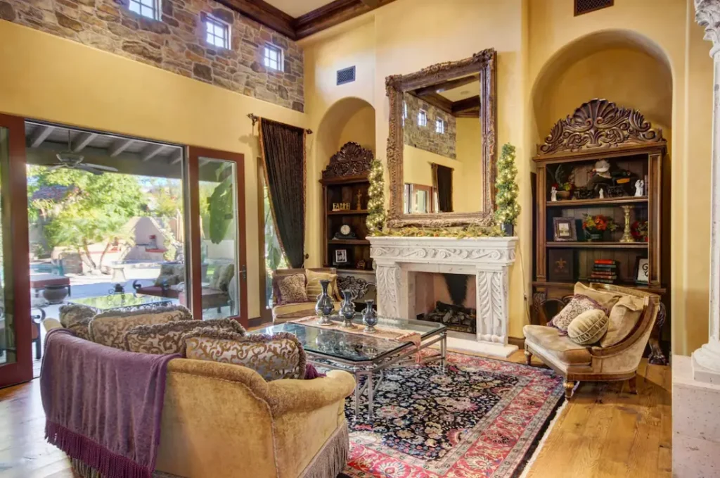 Family room as you walk through the front door