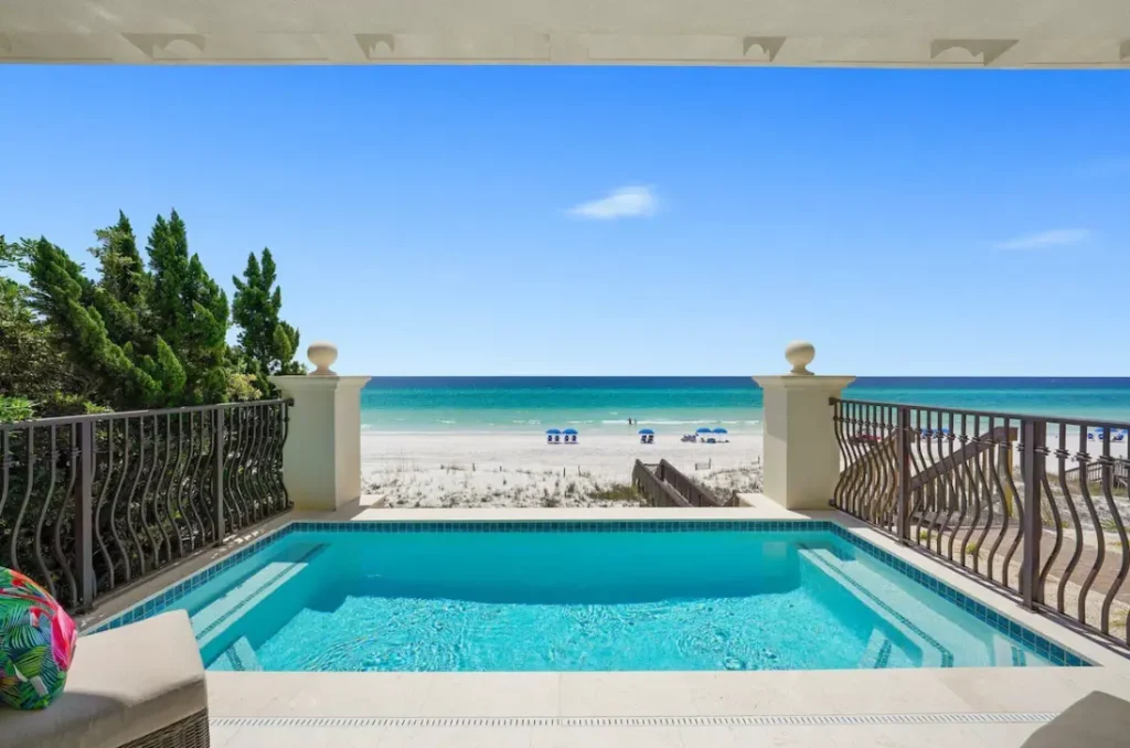 beachfront pool