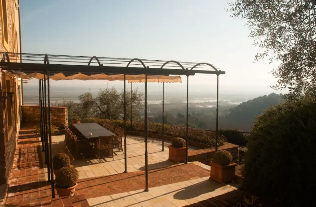 Terrace/patio area with stunning view