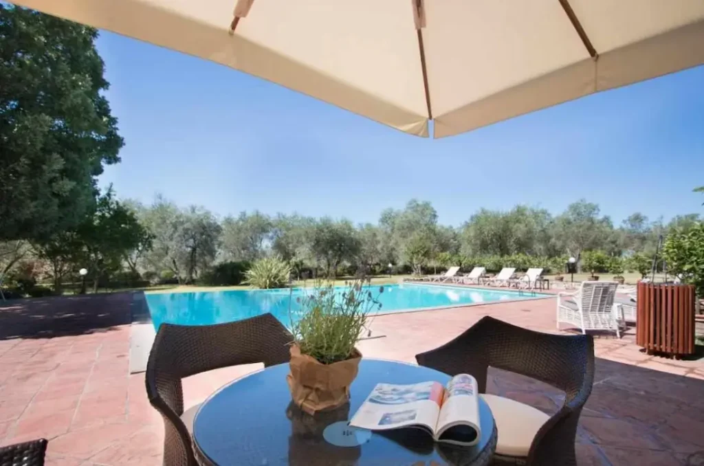 Swimming pool area