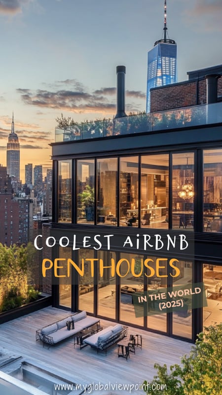 Beautiful penthouse Airbnb in NYC