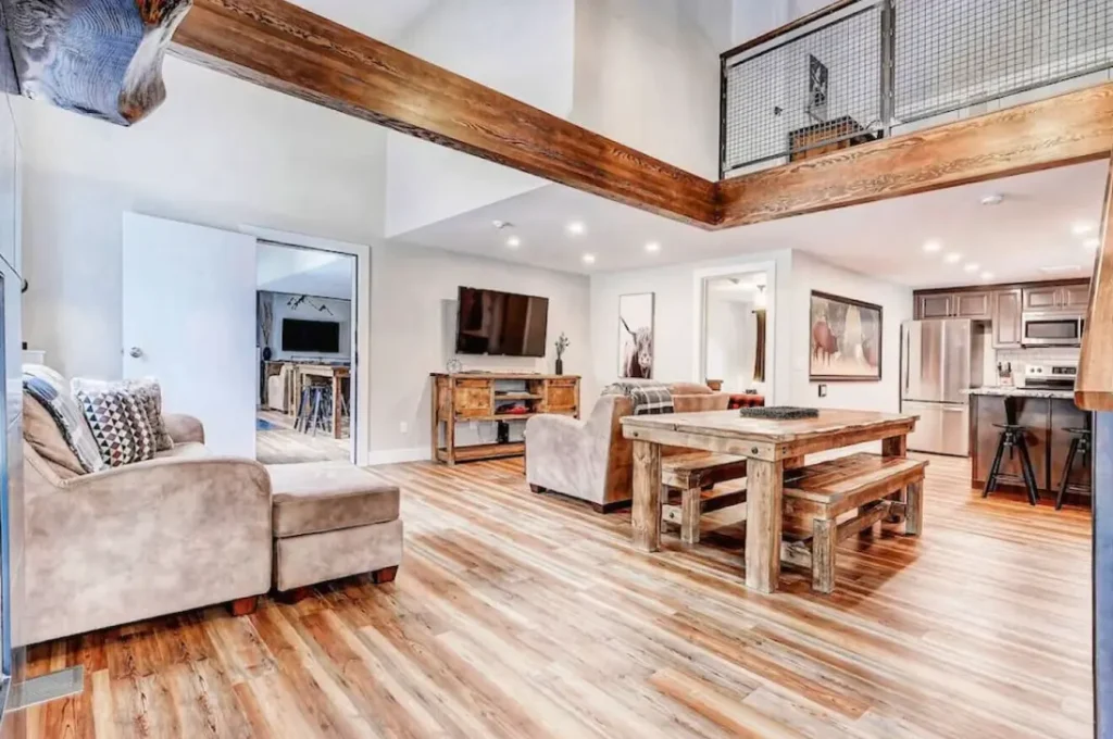 Spacious living area