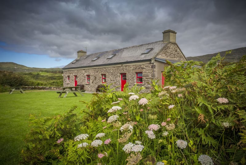 Irish country house in the countryside