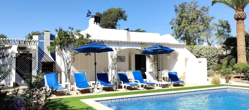 Exterior area with pool