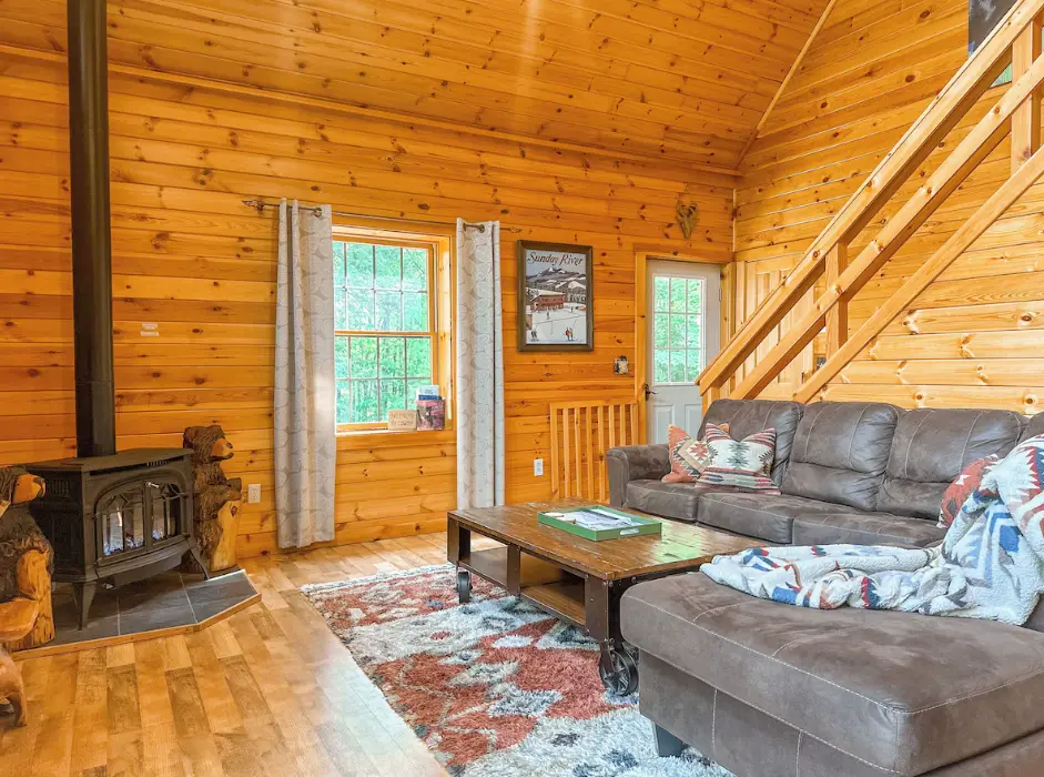 Living area the lake chalet