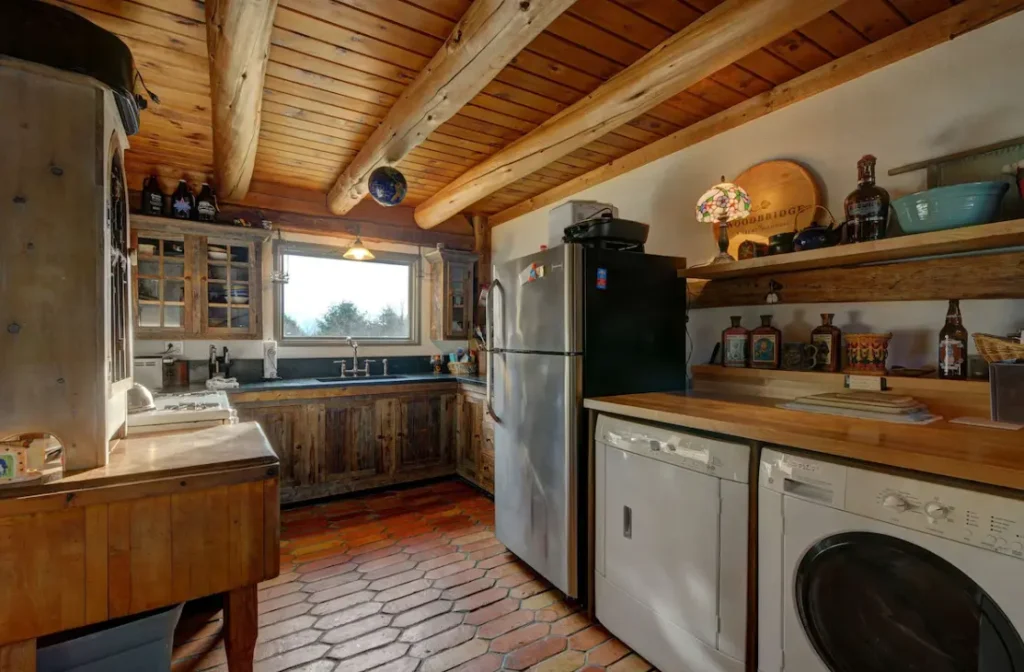 Kitchen with all the modern amenities