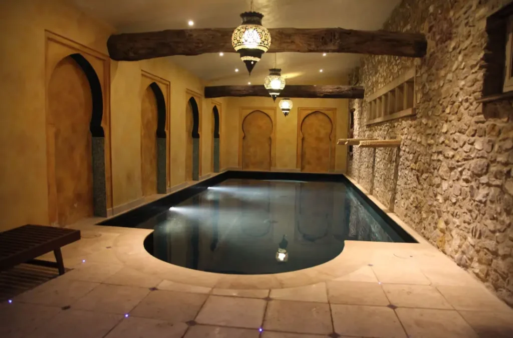 Moroccan Indoor Heated Swimming Pool