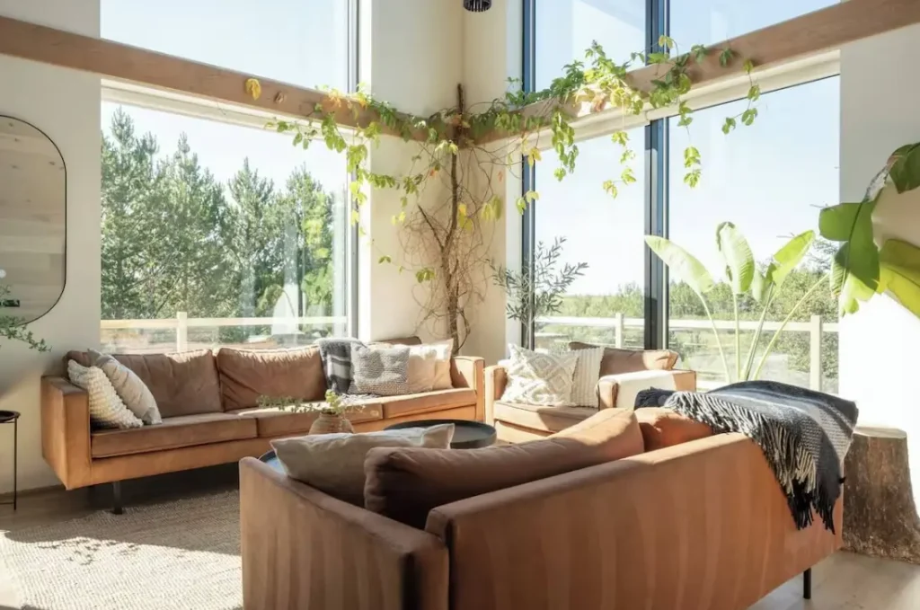 Nature-friendly living area