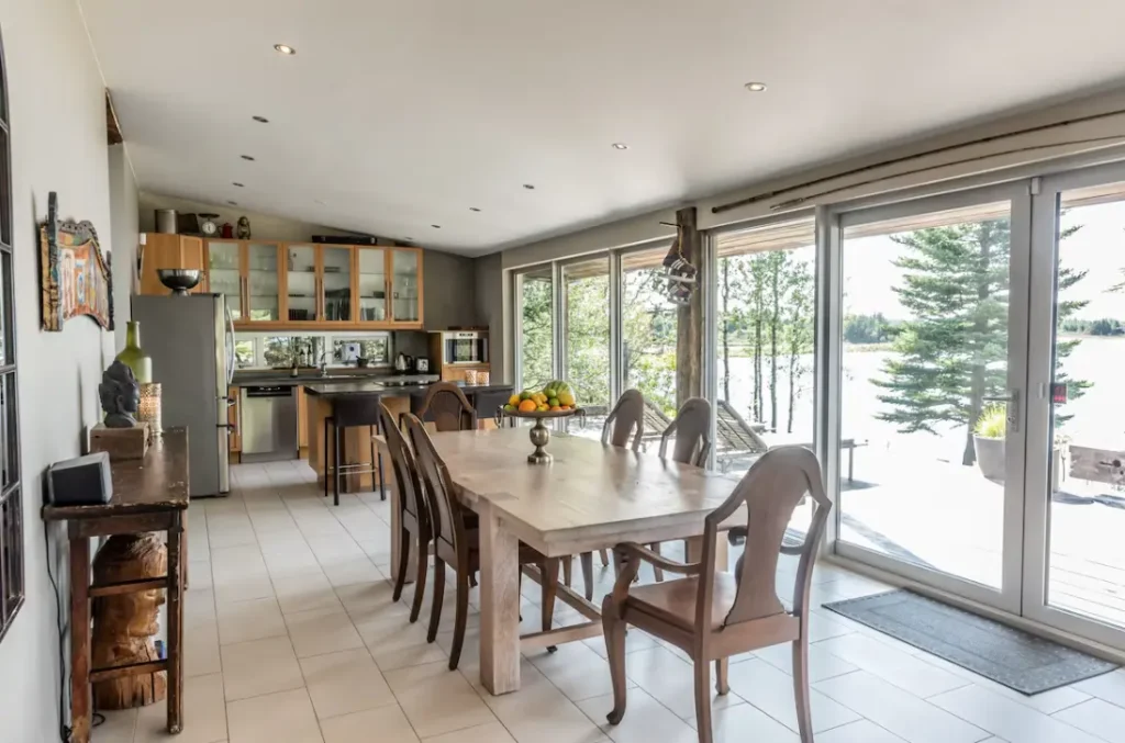 Dining room and Kitchen