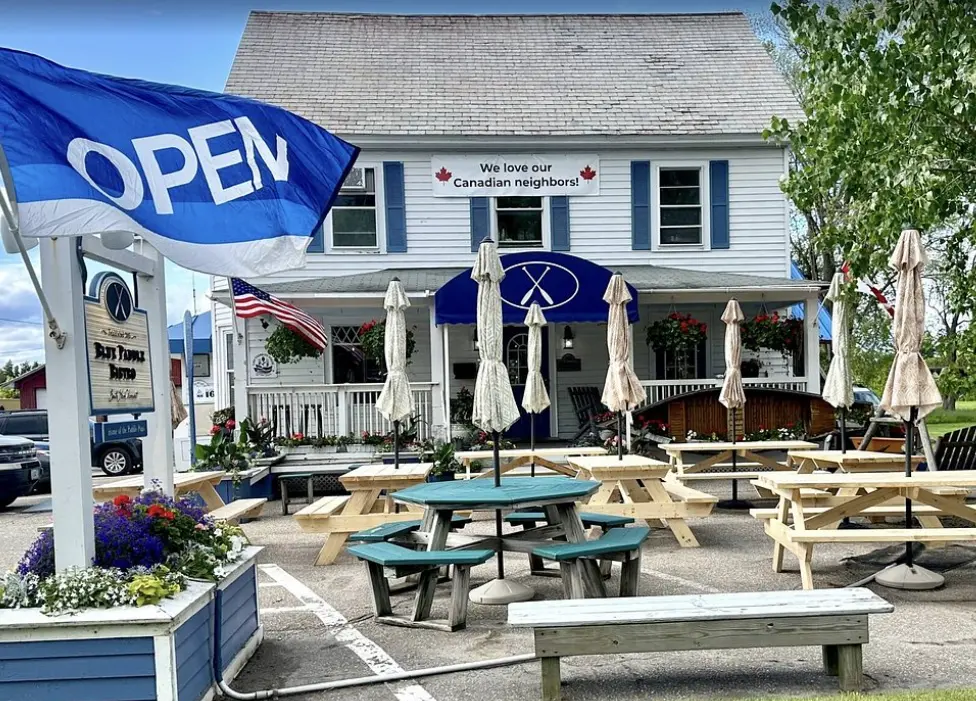 Exterior of Blue Paddle Bistro