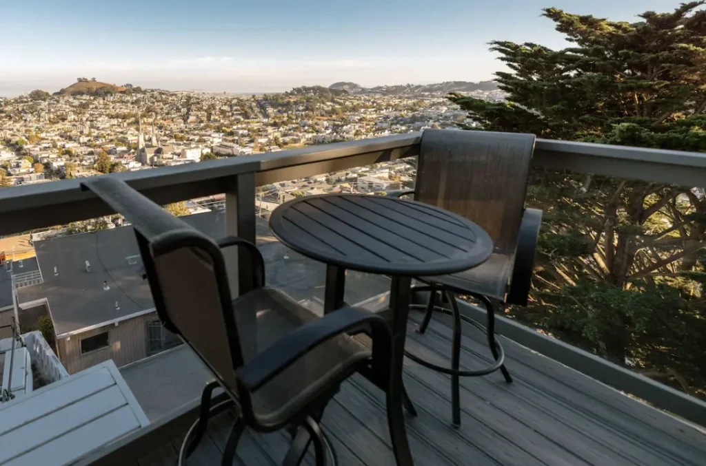 Deck with massive views