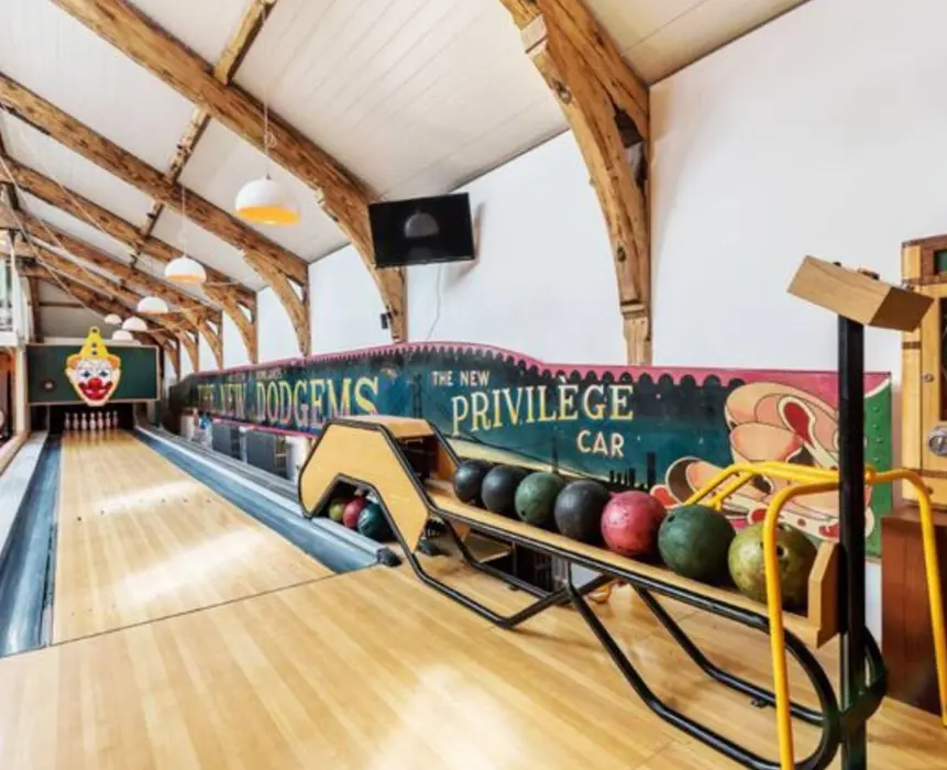 Enjoying bowling