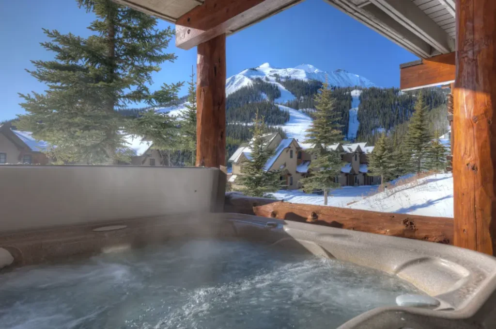 The views from the hot tub will make you never want to leave