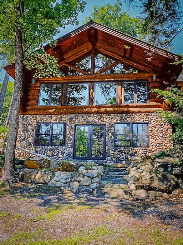 13 Lake Cabins for Rent Lakefront Log Cabins + Cottages in NY