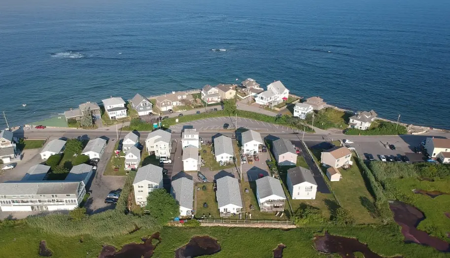 Wells aerial view