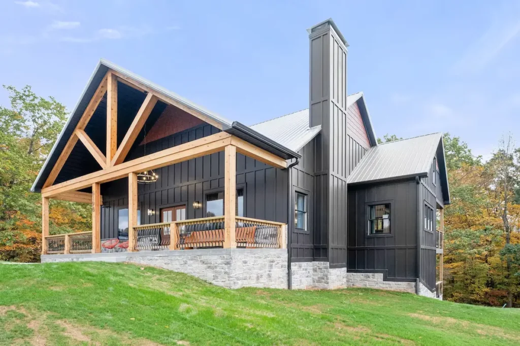 Exterior design of the cabin