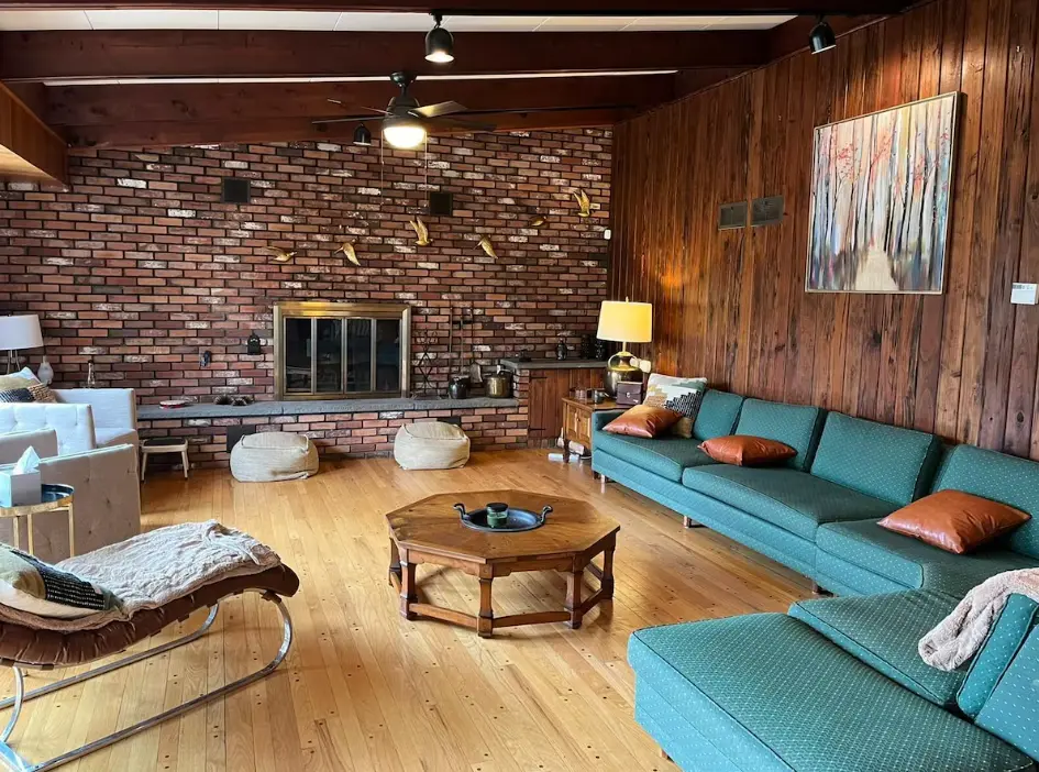 mid-century living area
